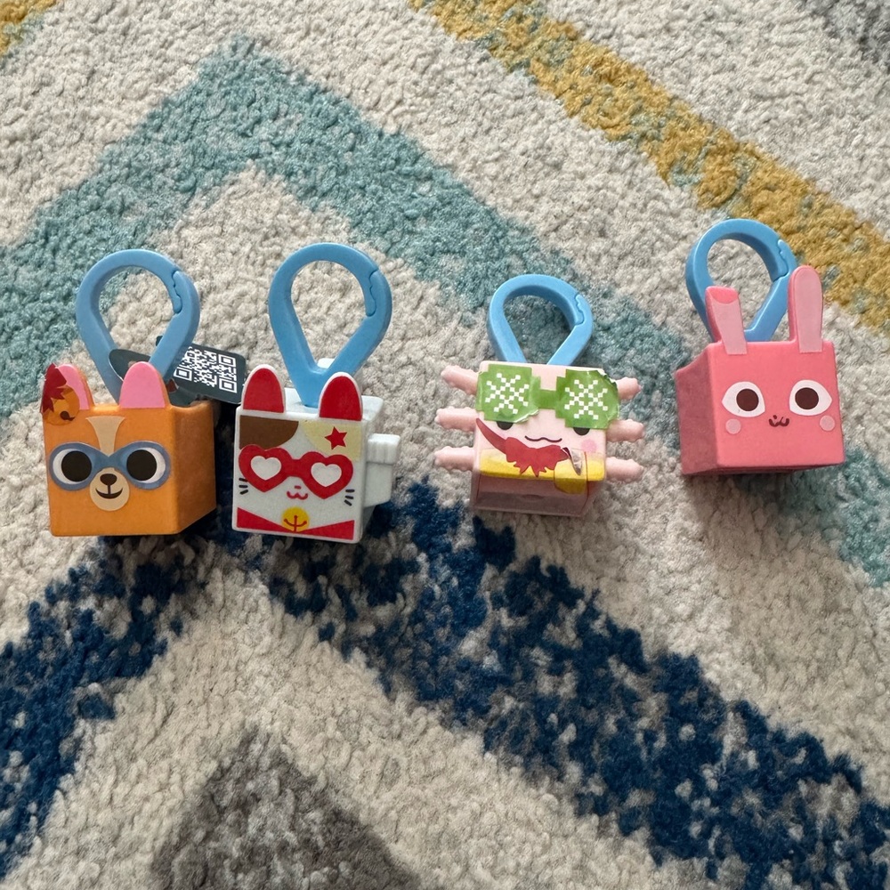 Assorted McDonald’s Happy Meal Pet Simulator keychains